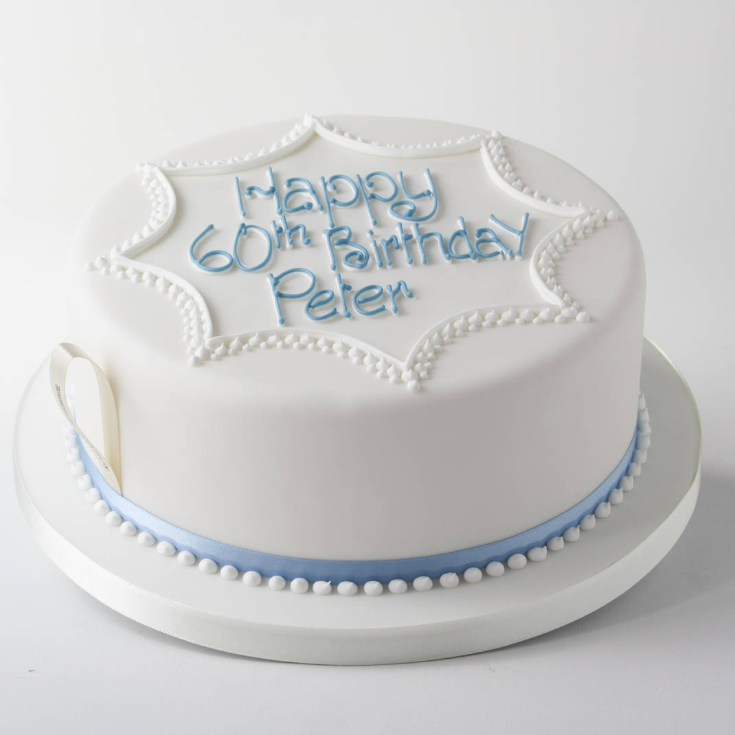 Iced Star Design (10 inch) Victoria Gateau