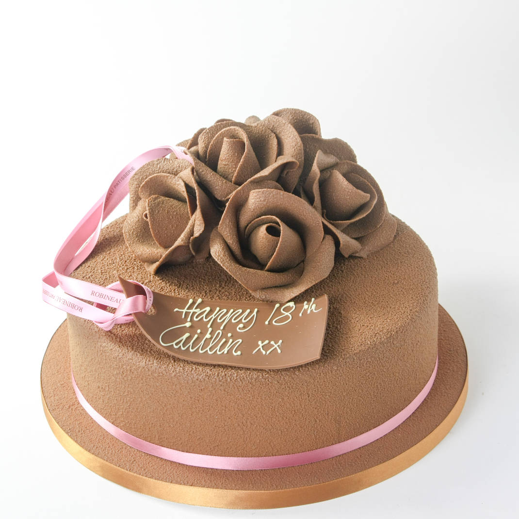 Chocolate Rose Spray Design (10 inch)