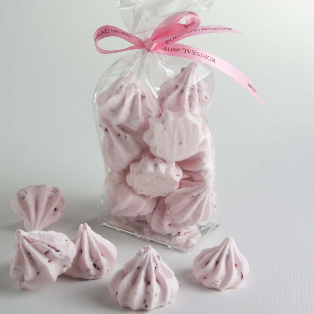 Mini Raspberry Meringues