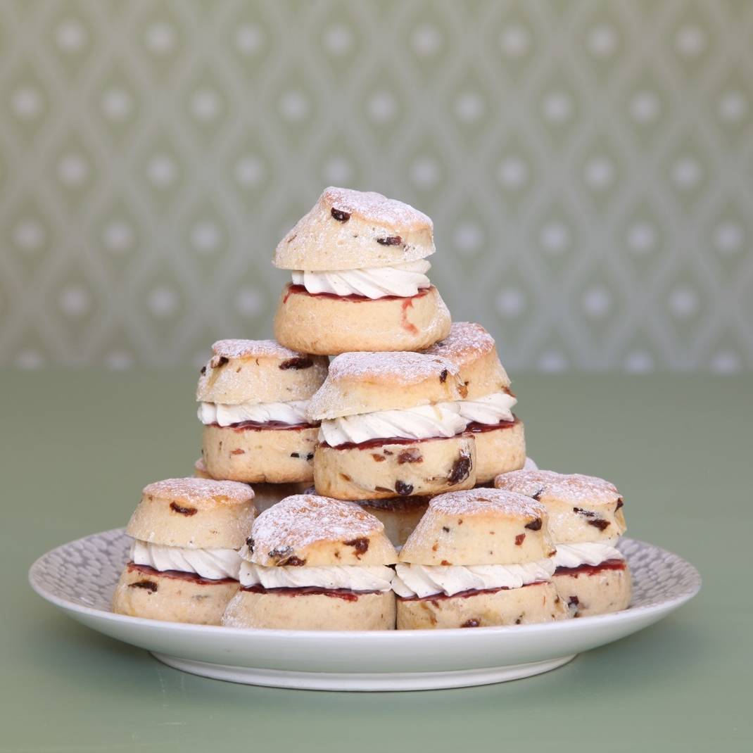 8 Afternoon Tea Sized Cream Scones Platter