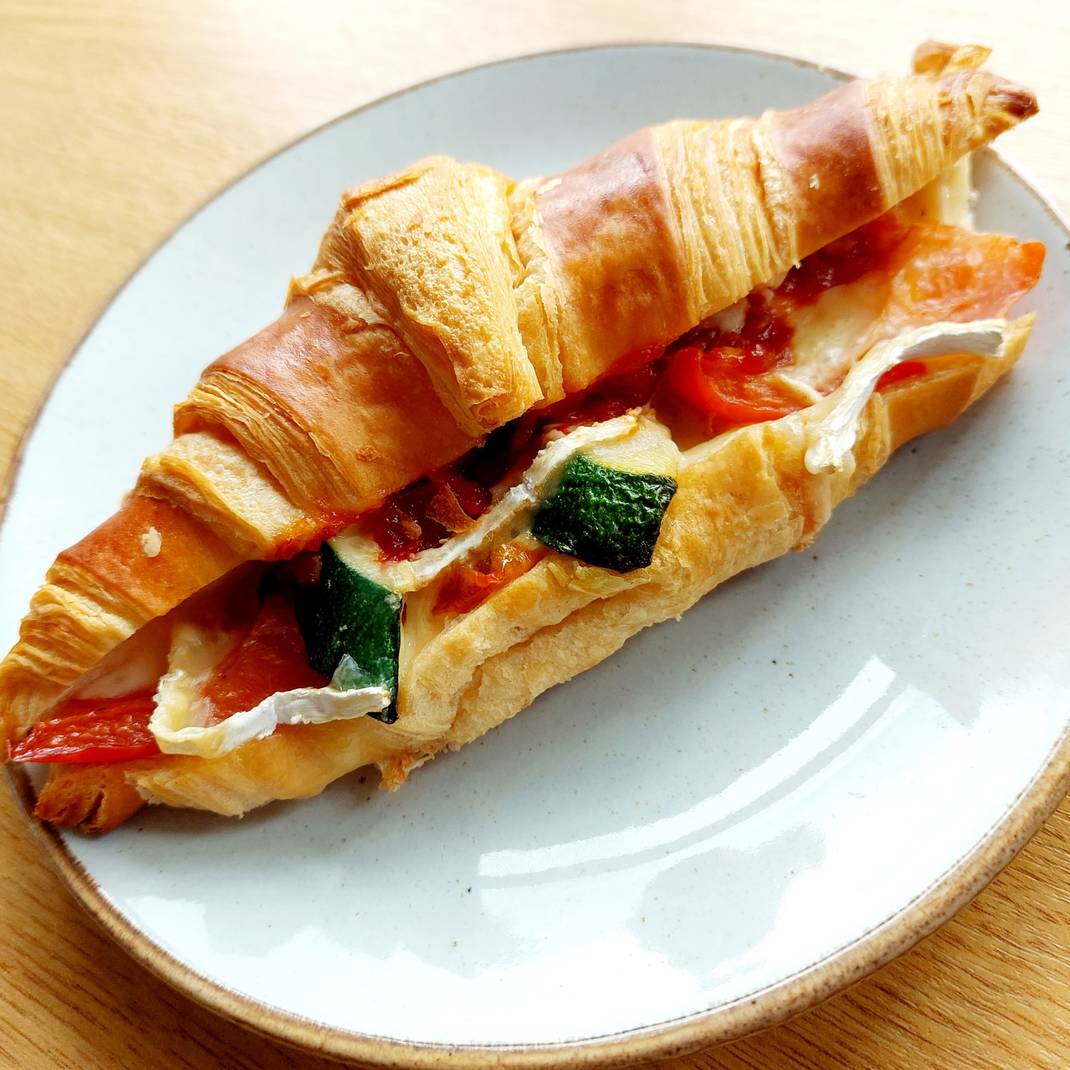 Grilled Vegetables Croissant