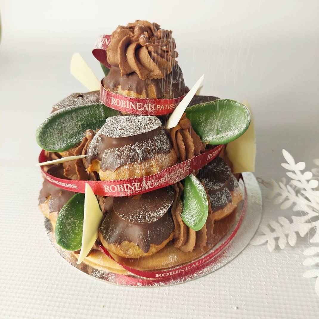 Christmas Choux Tower