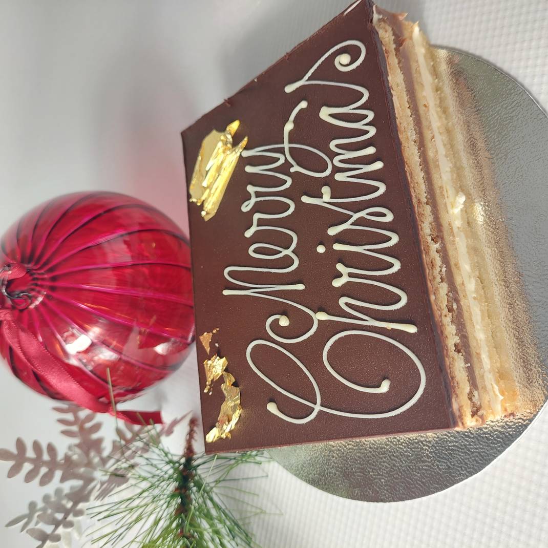 Trio of Chocolate & Baileys Gateau