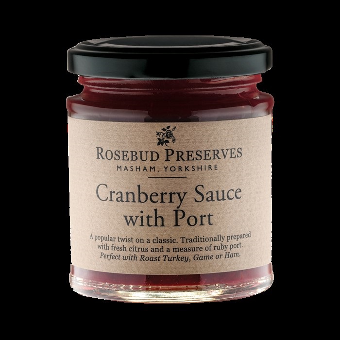 Rosebud Cranberry Sauce with Port