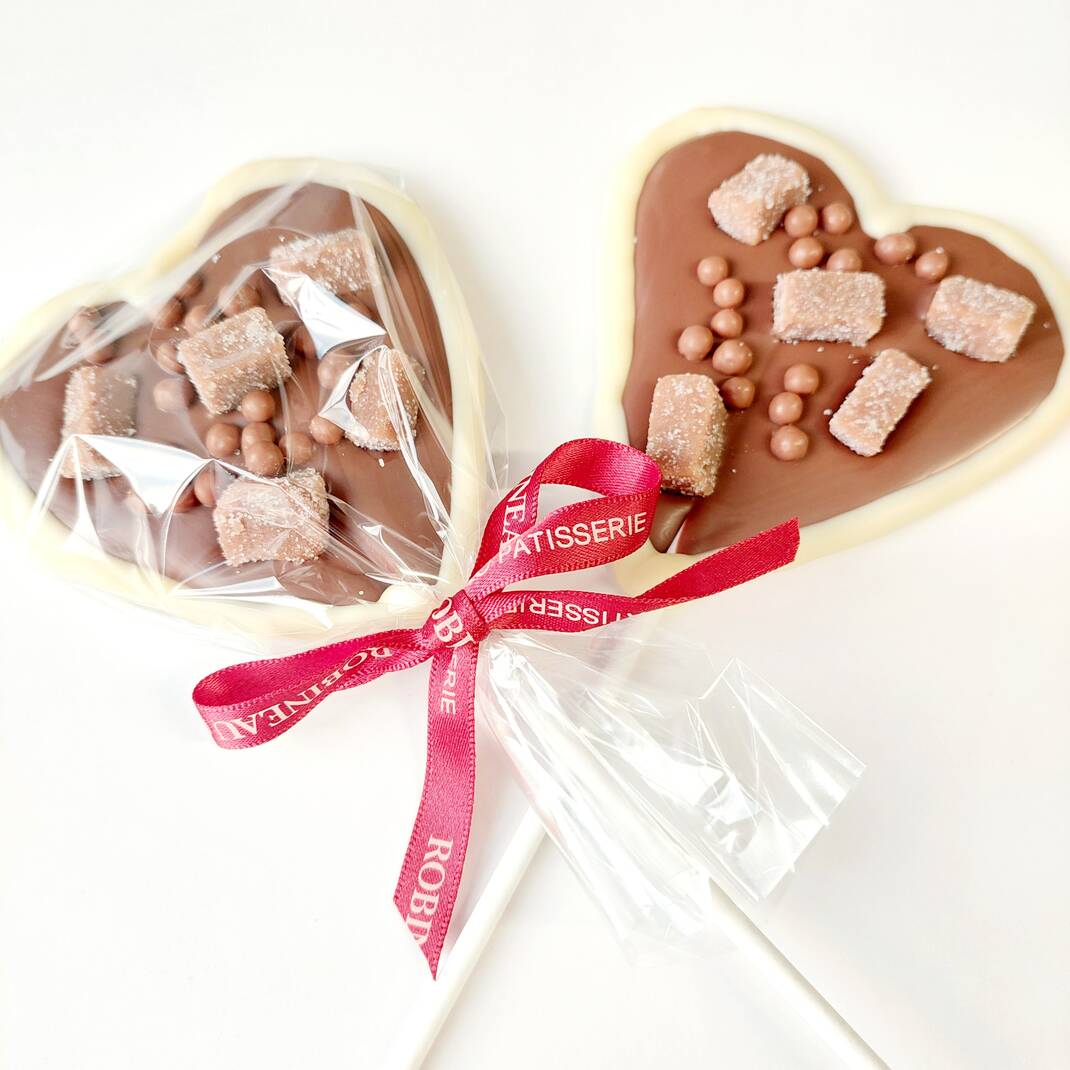 Heart Chocolate Lolly