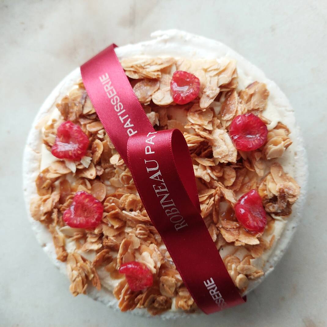 Raspberry & Almond Meringue