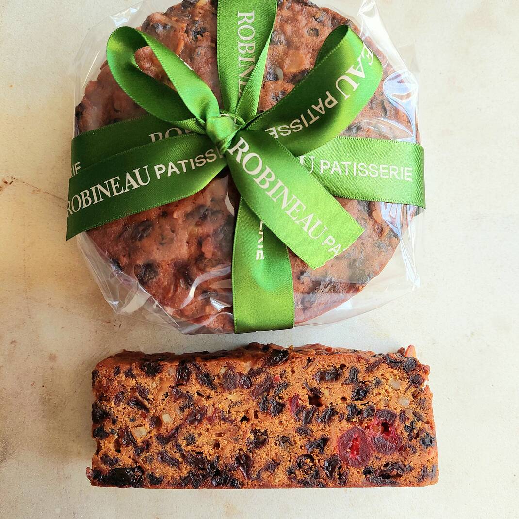 8 inch Round Undecorated Fruitcake