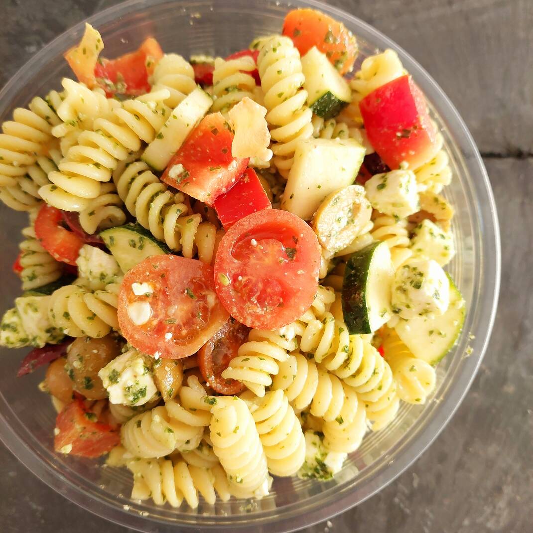 Mediterranean Pasta Salad Buffet Bowl 