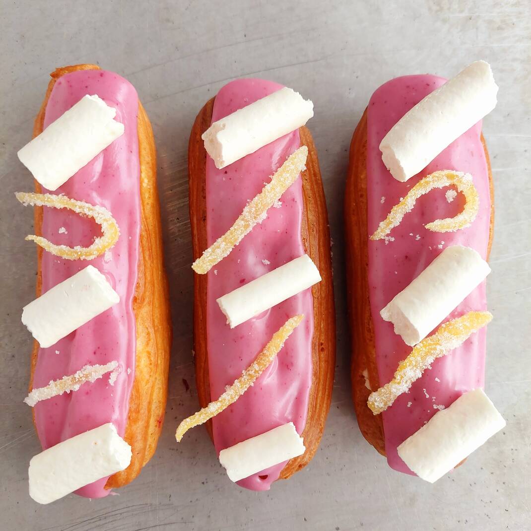Eclair of the Month: Blackcurrant & Lemon