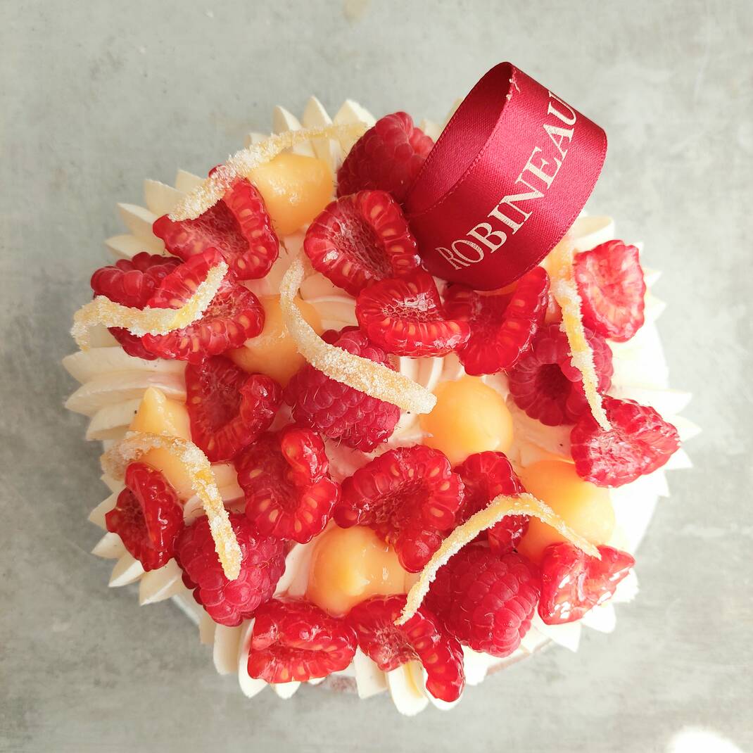 Raspberry & Lemon Curd Nest