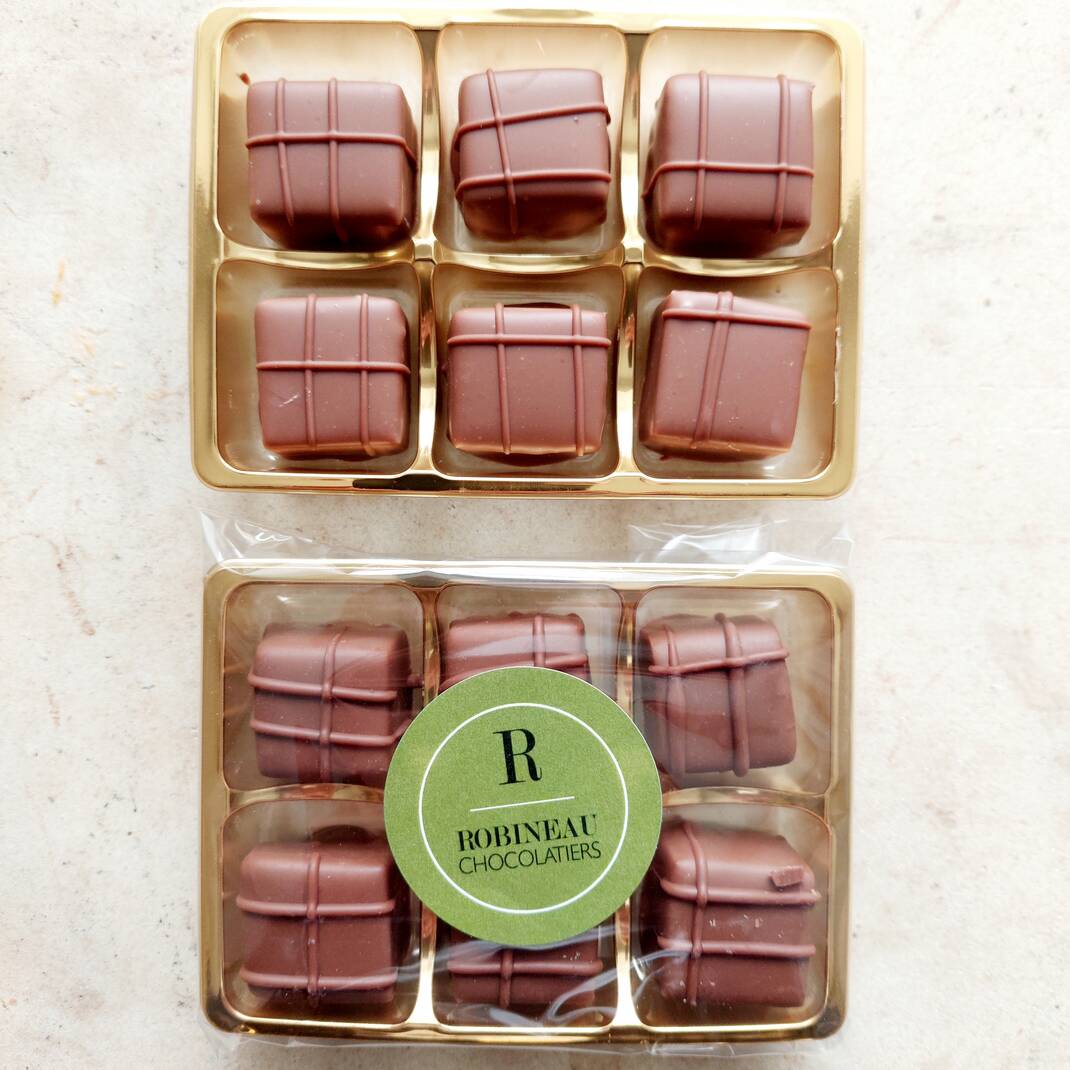 Six Milk Chocolate Fudges