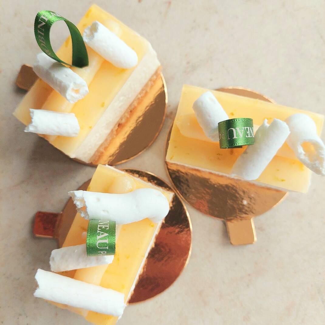 Individual Lemon & Lime Meringue Cheesecake