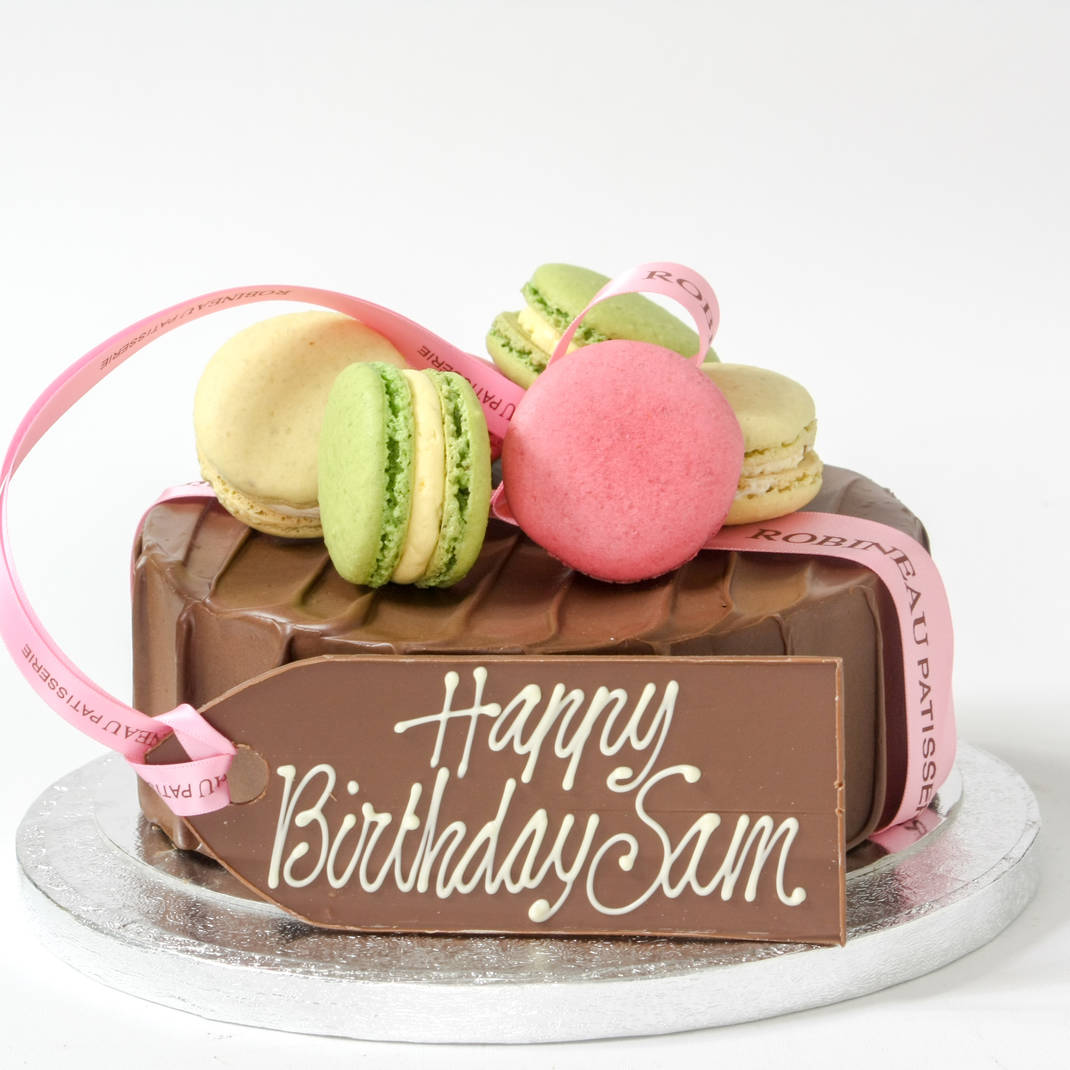 6 inch Robineau Gateau with Macaroons