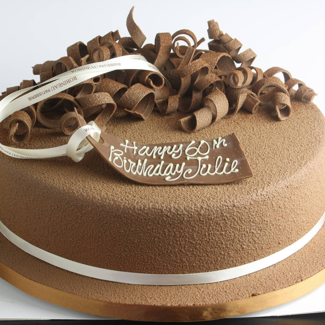 Chocolate Curls Spray Design (8 inch)