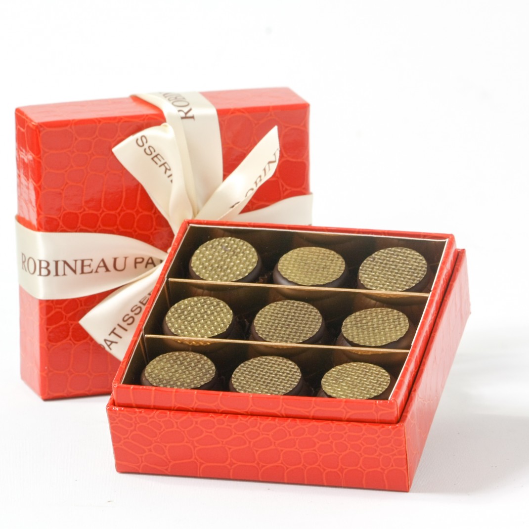 A Gift Box of 9: Sea Salted Caramel Chocolates