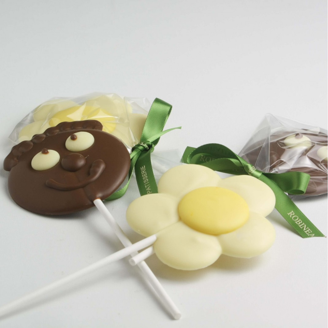 Chocolate Lollies: Smiley Face